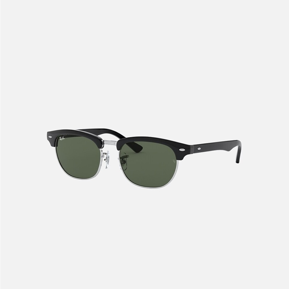 Ray-Ban Junior Clubmasters Black and Silver Sunglasses